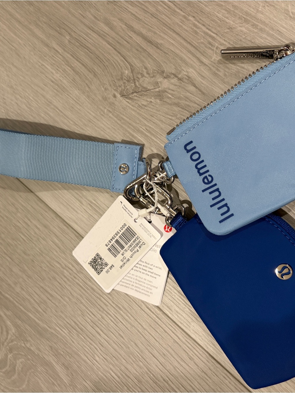 Lululemon dual pouch wristlet